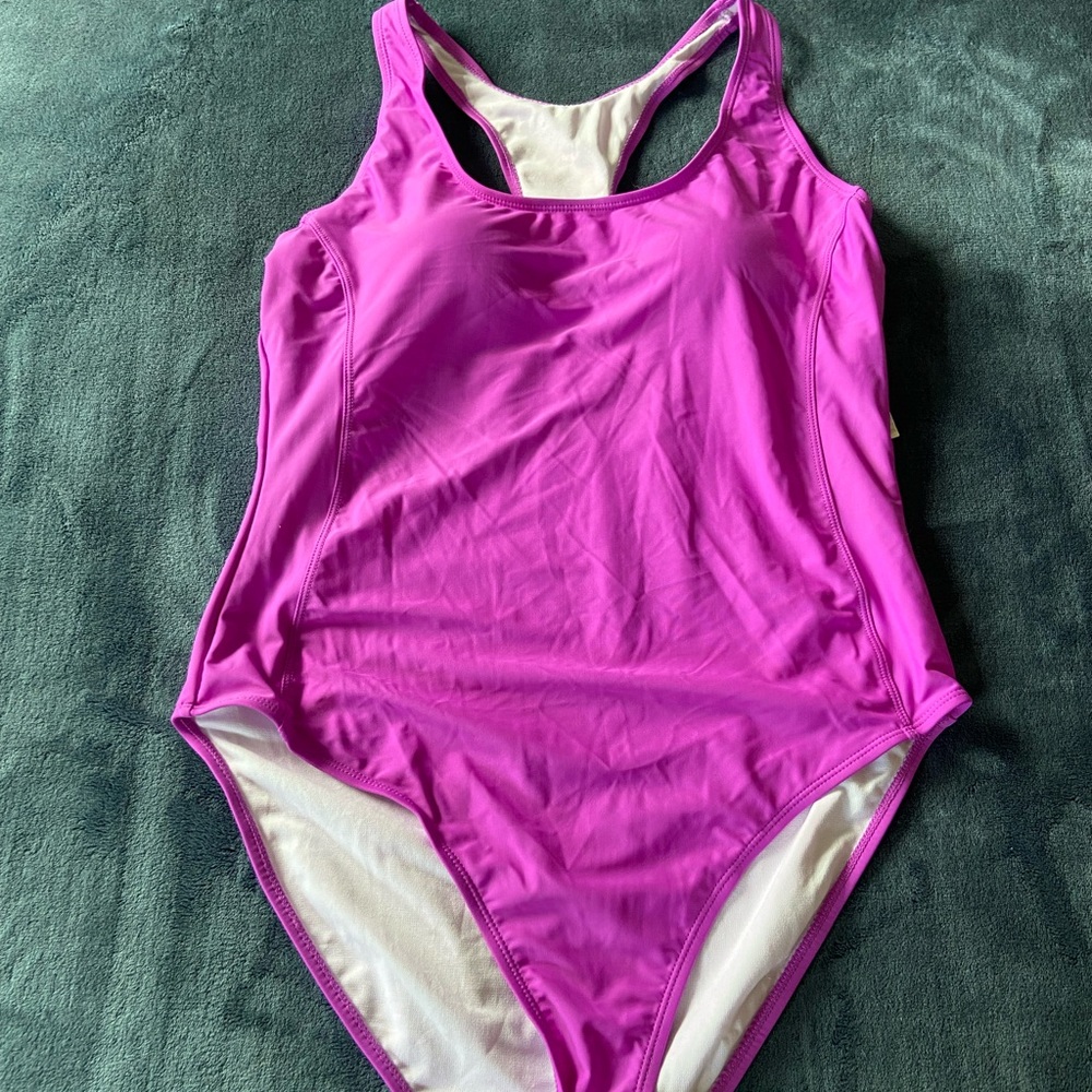 Nicole Miller Purple One-Piece Swimsuit